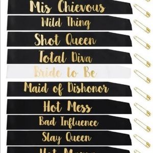 Bachelorette Party Sashes & Temporary Tattoos